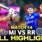 TATA IPL MI Vs RR (2024) Match 14 Full Highlights Watch Online